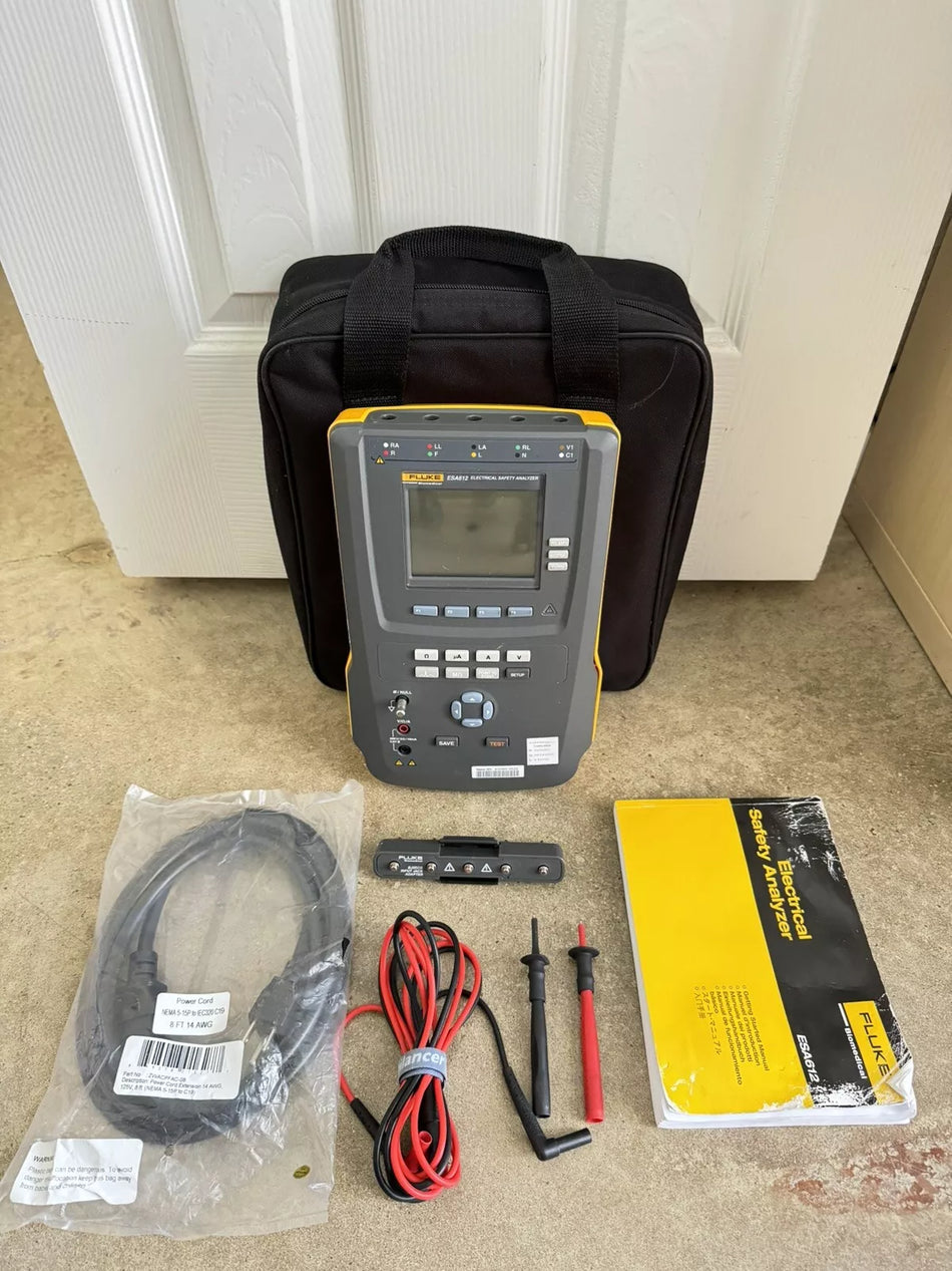 Fluke Biomedical ESA612 230V AC Electrical Safety Analyzer CALIBRATED 2024