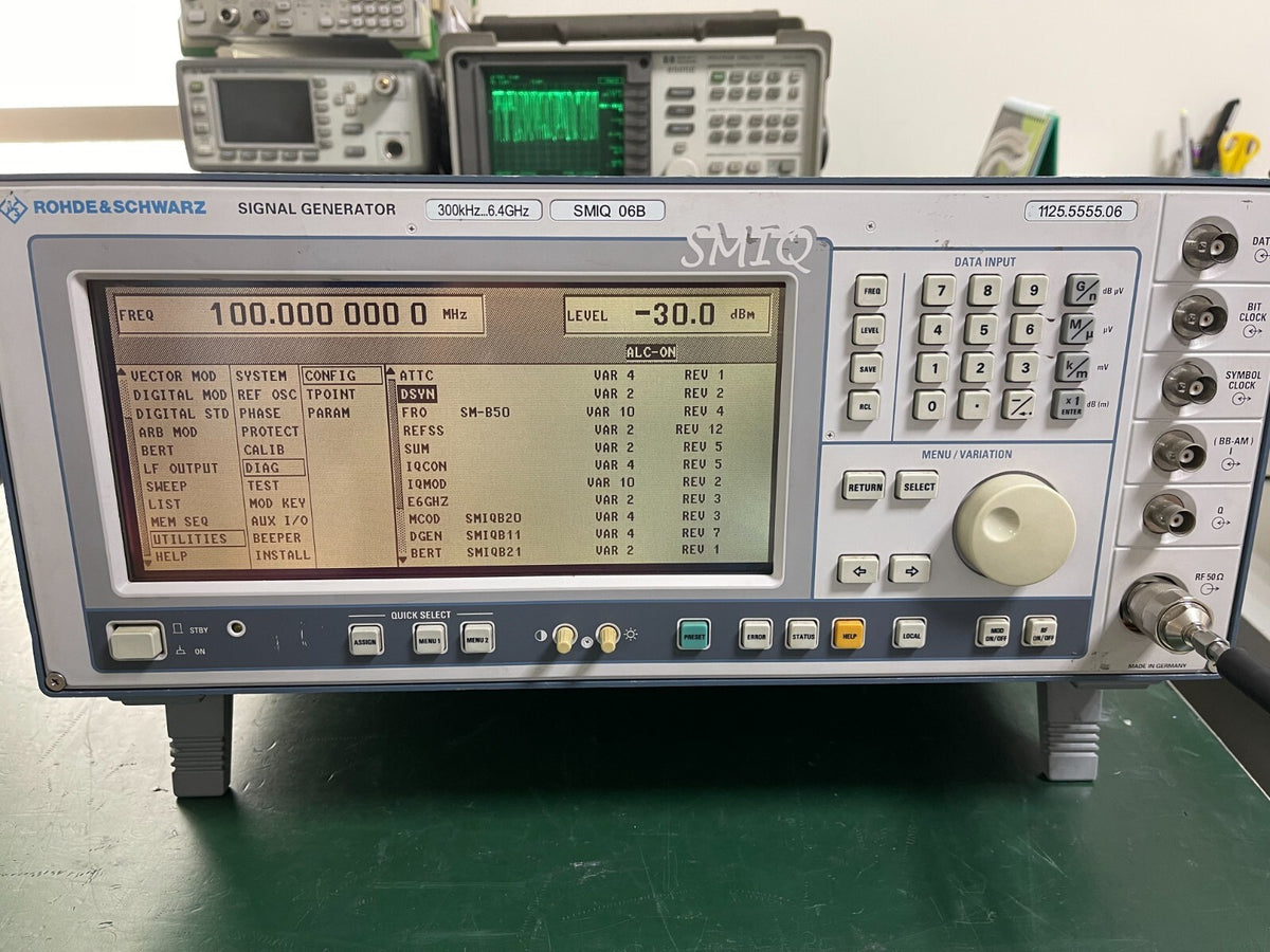 Rohde &amp; Schwarz SMIQ06B Vector Signal Generator 300 kHz to 6.4 GHz w/ BER _ 0006