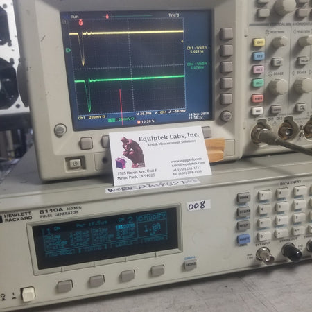HP 8110A Pulse Pattern Generator 150 MHz