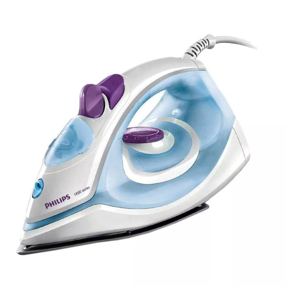 Philips Steam Iron with 1300W Power and Black Non-Stick Soleplate