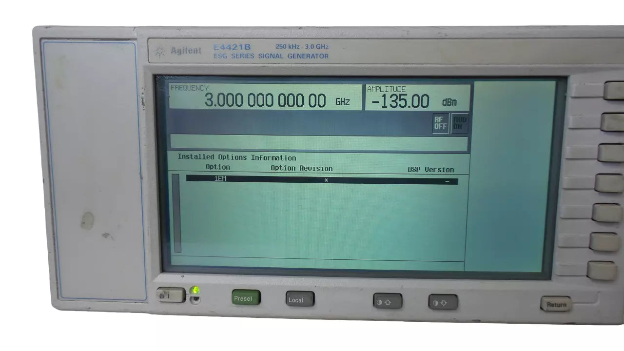 Agilent E4421B ESG Series Signal Generator 250kHz-3.0GHz