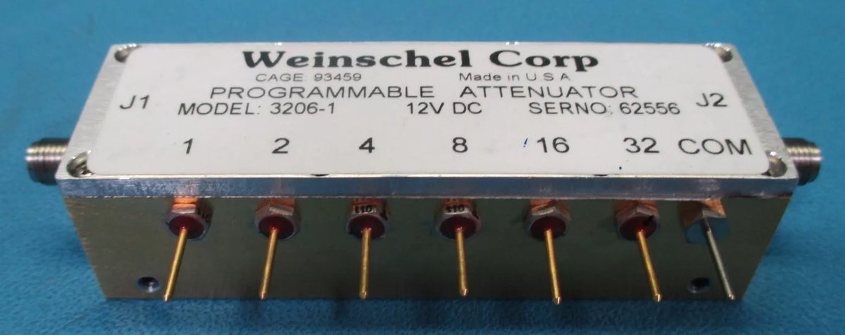 Weinschel Aeroflex 3206-1 Variable Attenuator 0 to 2000 MHz, 0 to 31 dB