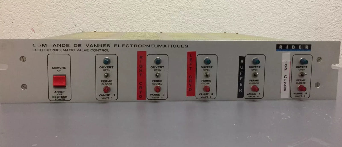 Riber Model CVEP Electronic Pneumatic Valve Control