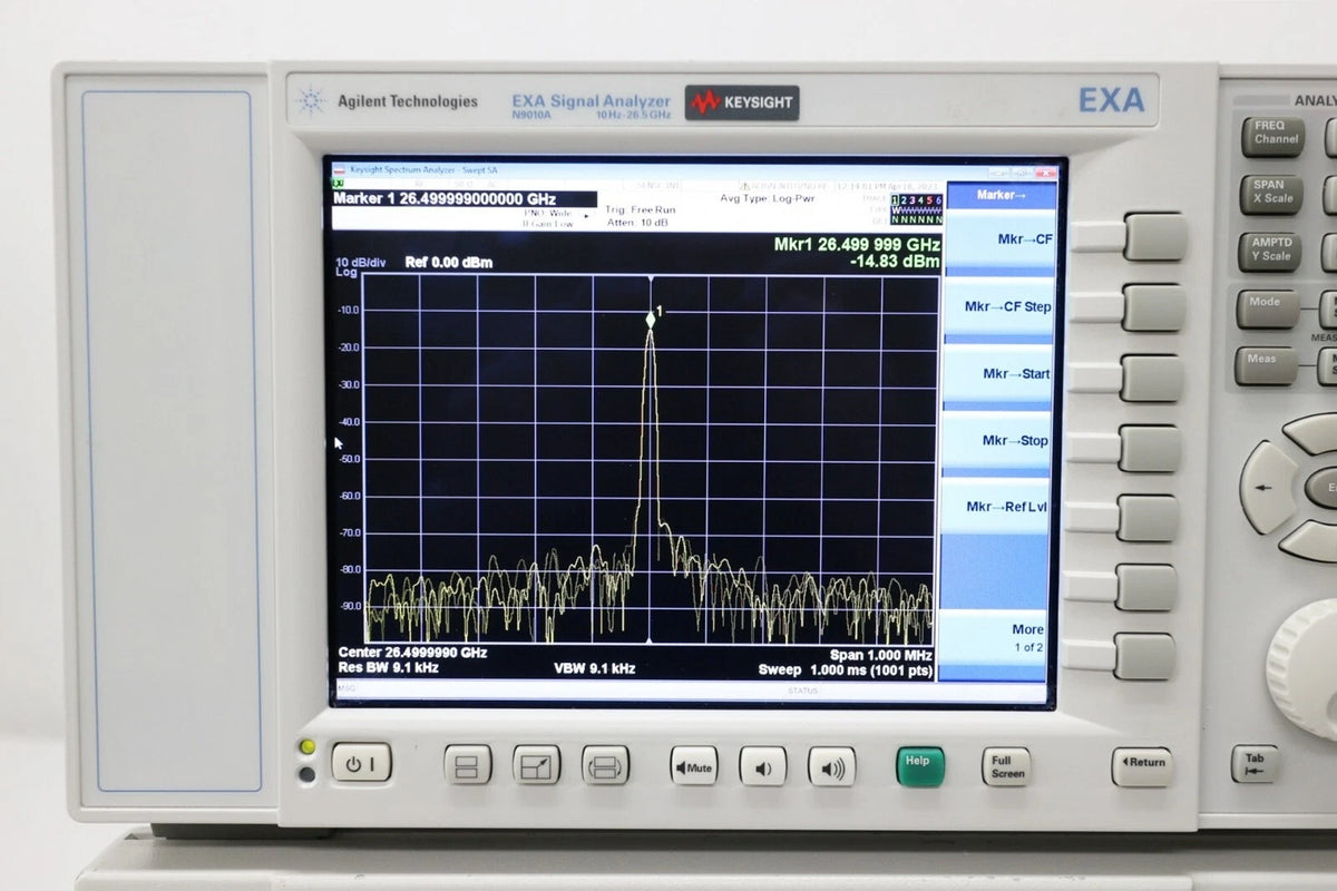 Agilent Keysight N9010A 26.5GHz Spectrum Analyzer