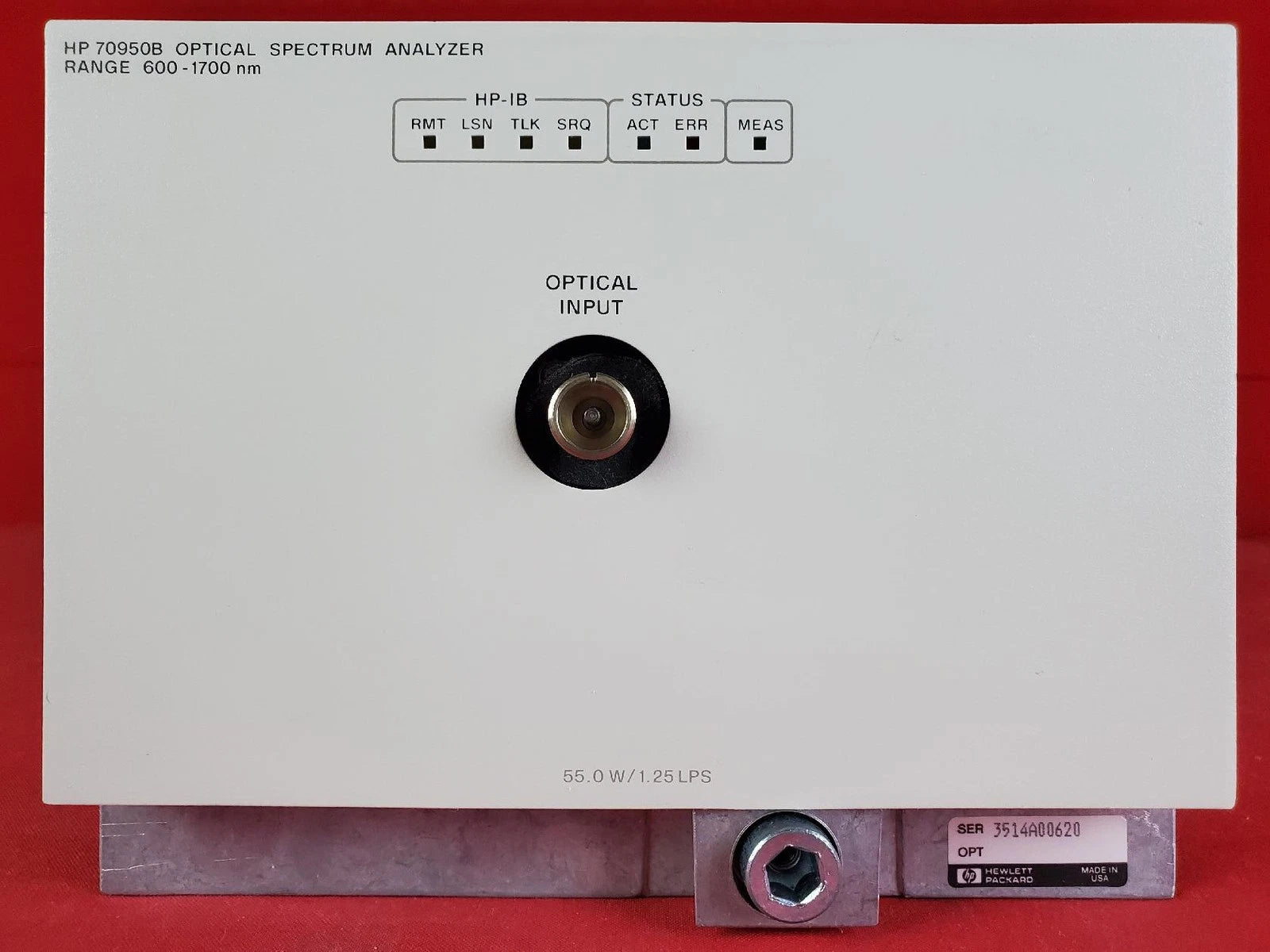 Agilent/Keysight 70950B 3514A00620 Optical Spectrum Analyzer Module