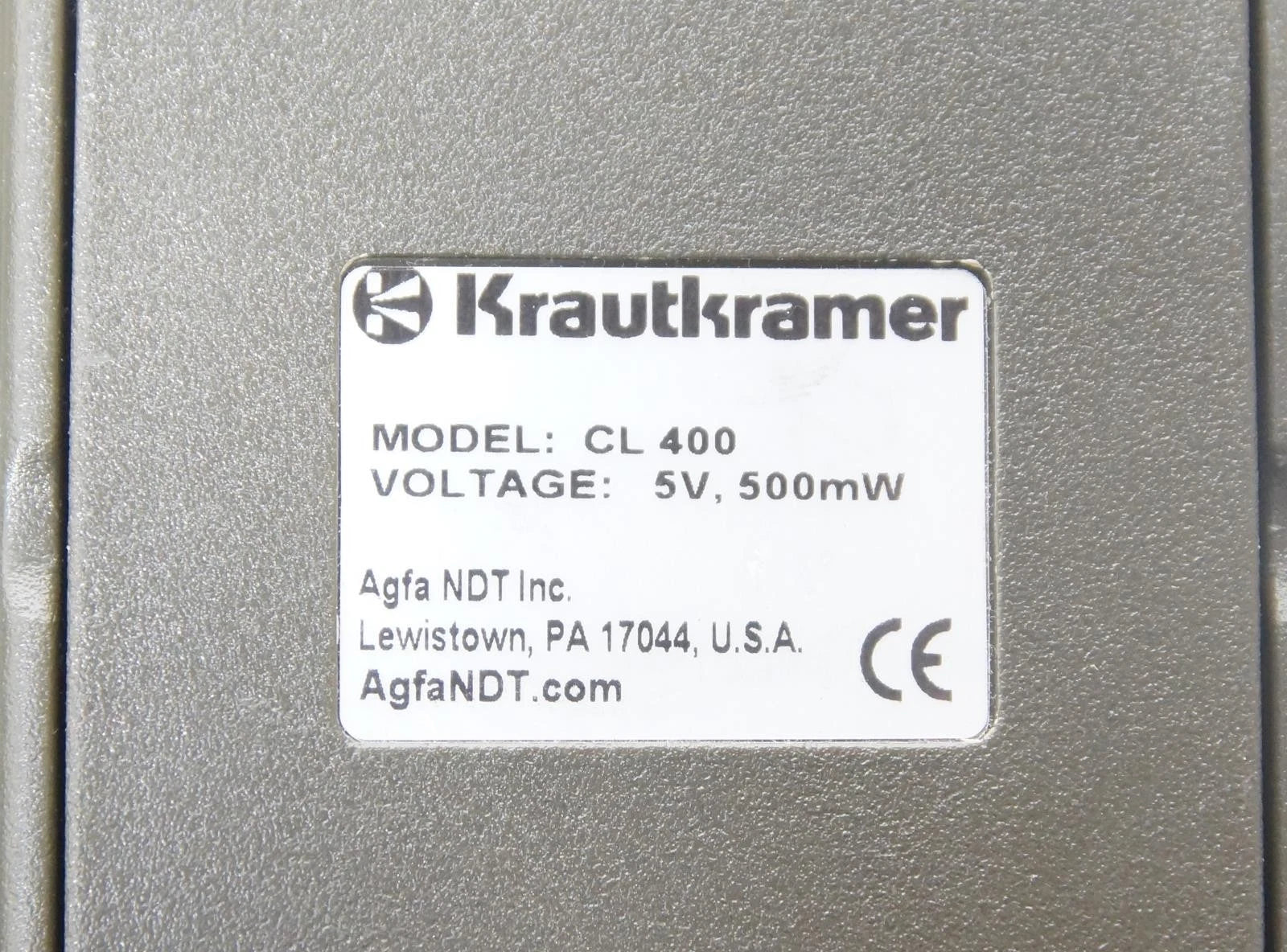 GE KrautKramer CL 300 Ultrasonic Precision Thickness Gauge AS-IS