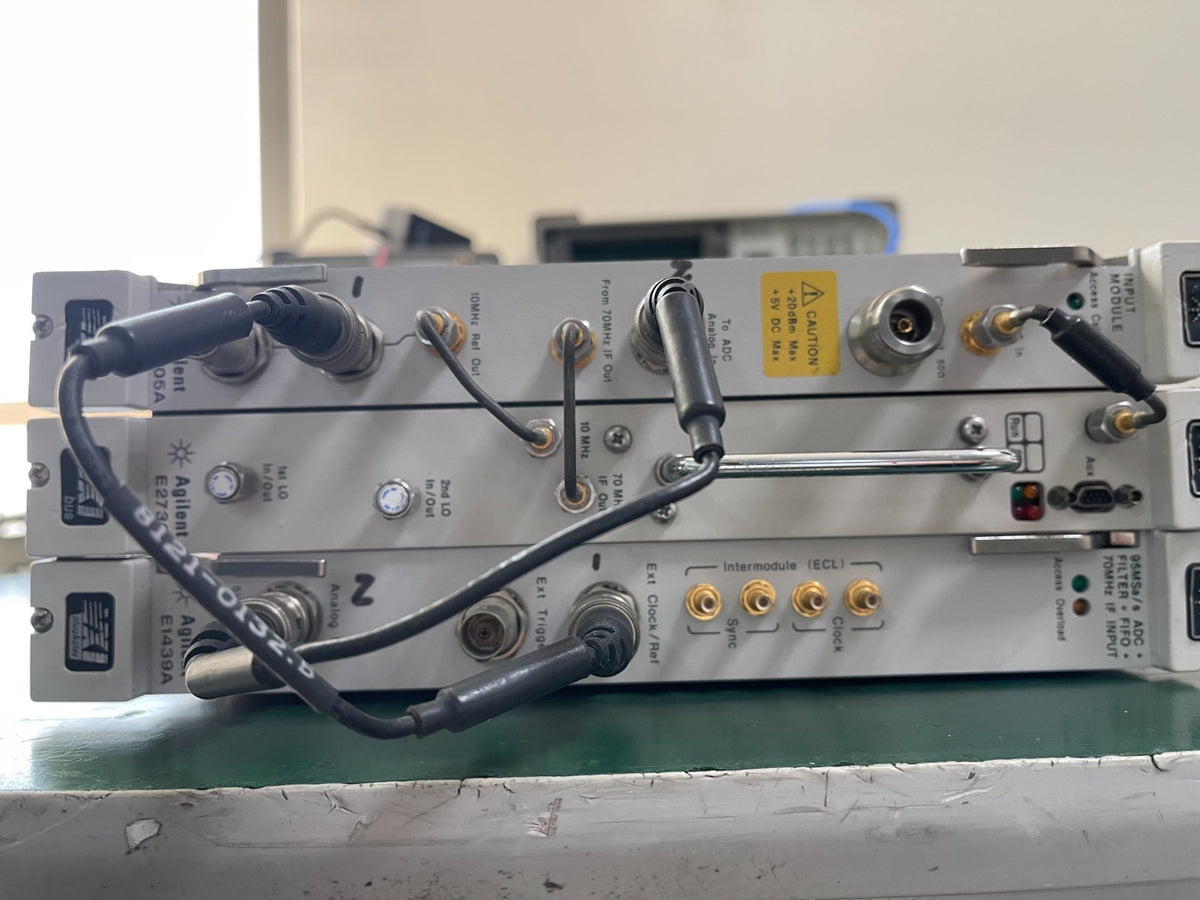 Agilent VXI 89605A_E2730A_E1439A modules ONE LOT for E8408A VXI Mainframe - XG eqpt