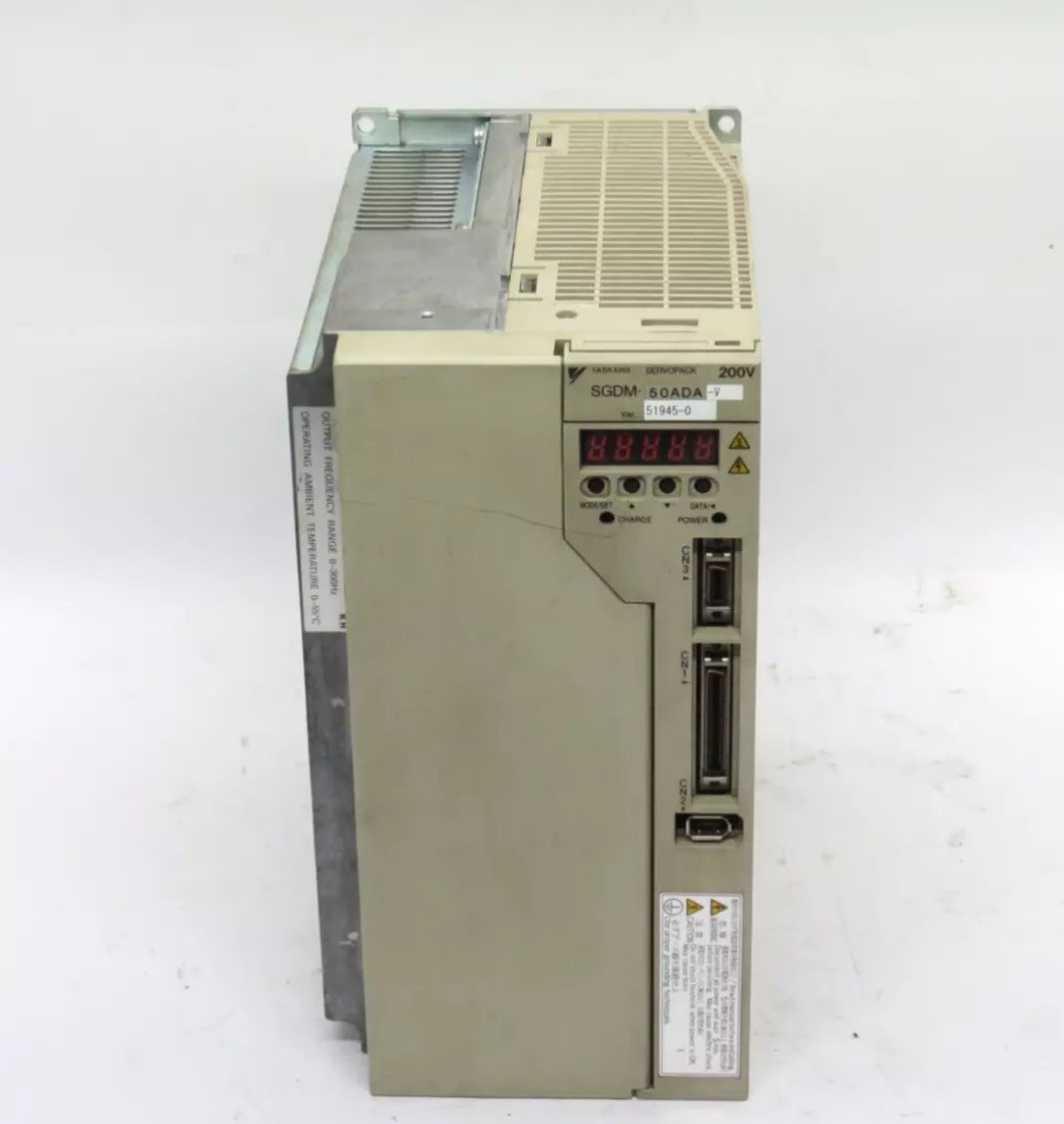 Yaskawa SGDM-50ADA-V Servo Drive 5 Kw USED & TESTED
