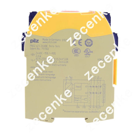 New Pilz 751102 PNOZ s2 C Safety Relay 24VDC 3n/o 1n/c