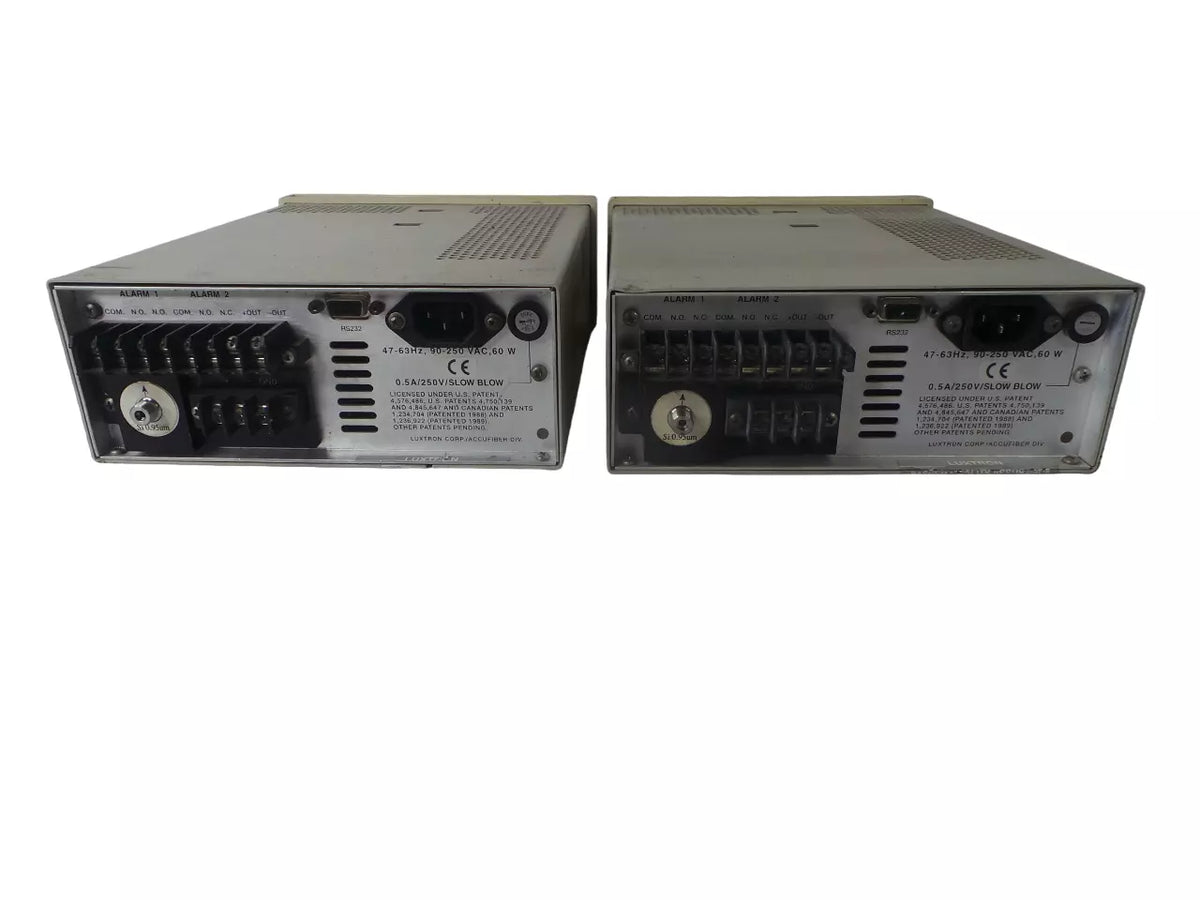 LOT OF 2 Luxtron M-10 Optical Fiber Temperature Control System