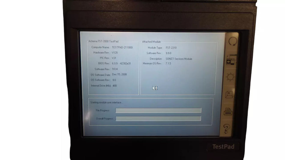 Acterna JDSU FST-2310 TestPad Portable Network Tester