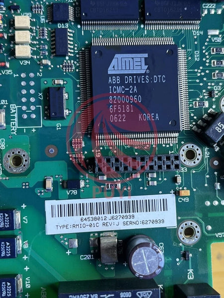 Tested ABB ACS800 RMIO-01C CPU IQ Control Board OY BAU DRIVES