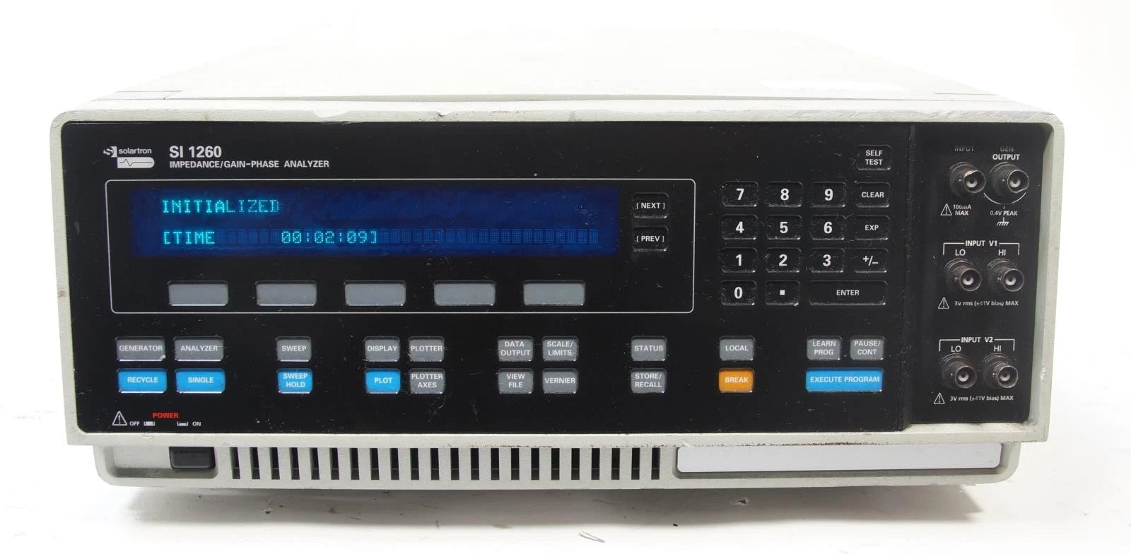 Solartron Schlumberger SI-1260 Impedance Gain/Phase Analyzer 1260A