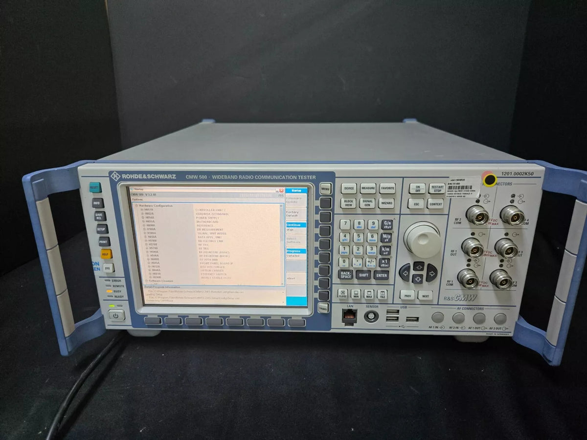 R&S CMW500 Wideband Radio Communication Tester with Options (101400)