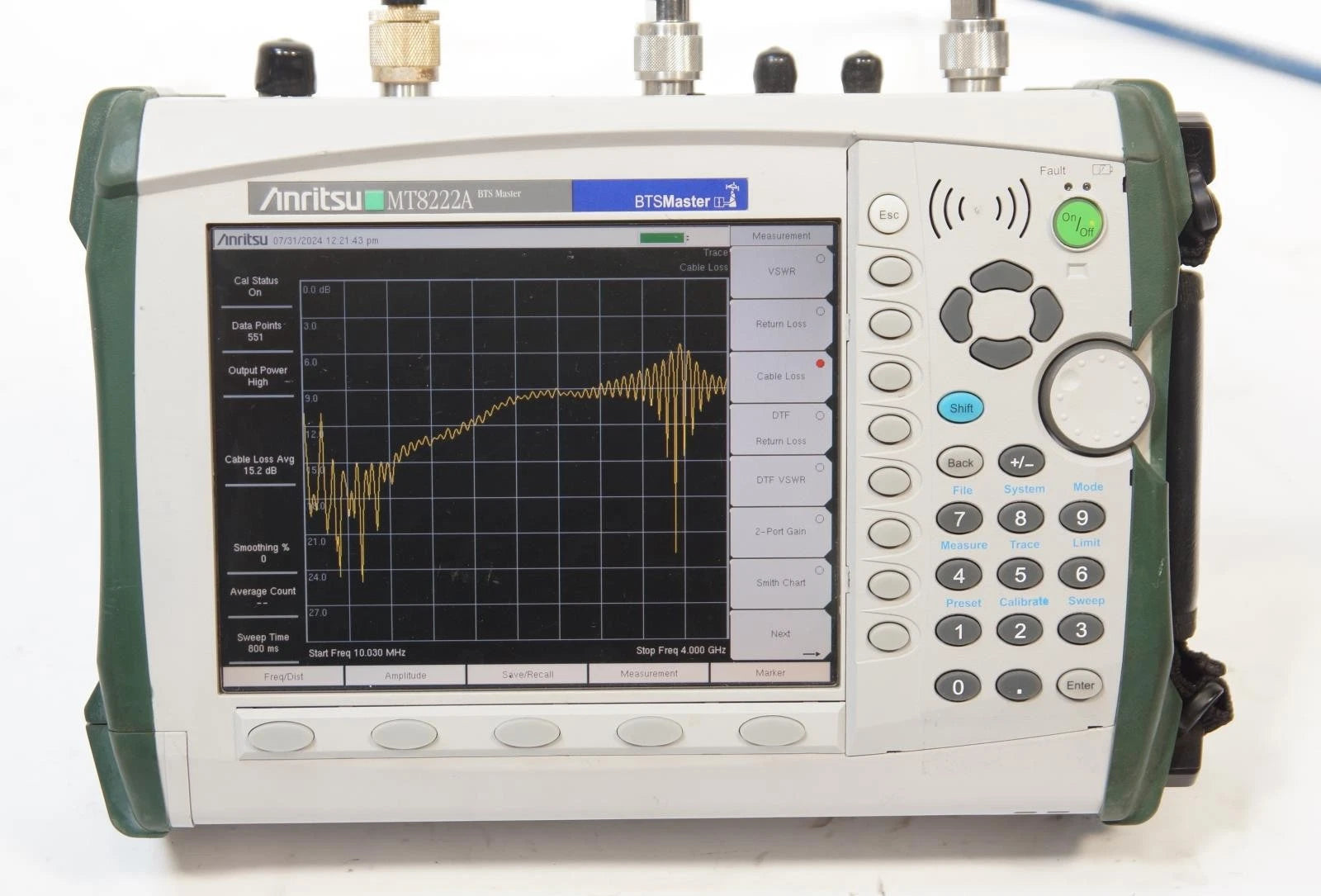 Anritsu MT8222A BTS Master Sweep Tester with Many Options & PSN50 Power Sensor
