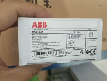 ABB Manual Motor Starter MS116-16