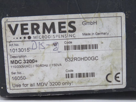 Vermes MDC 3200+ Micro Dispensing Controller for MDS 3200 Series