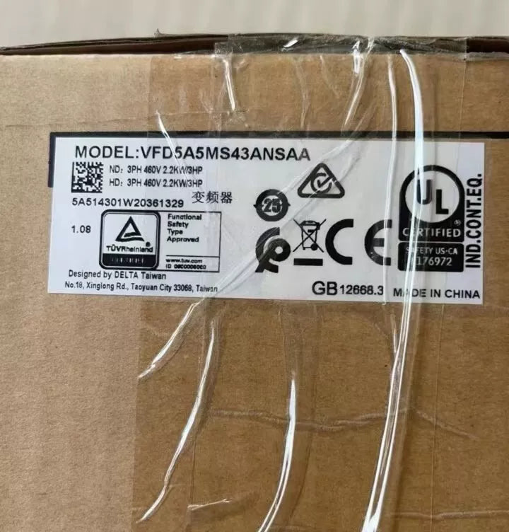 1PC F Delta VFD5A5MS43ANSAA new/