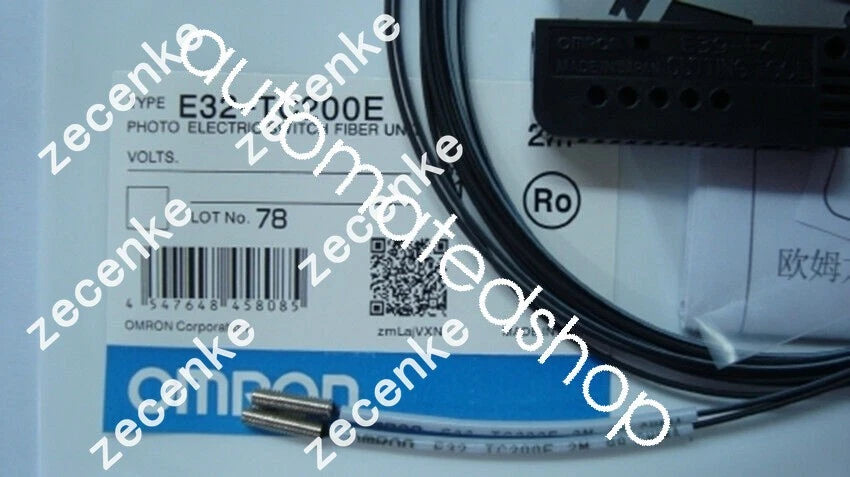 Omron E32-TC200E Photoelectric Switch Fiber New In Box - DHL or FedEX Shipping