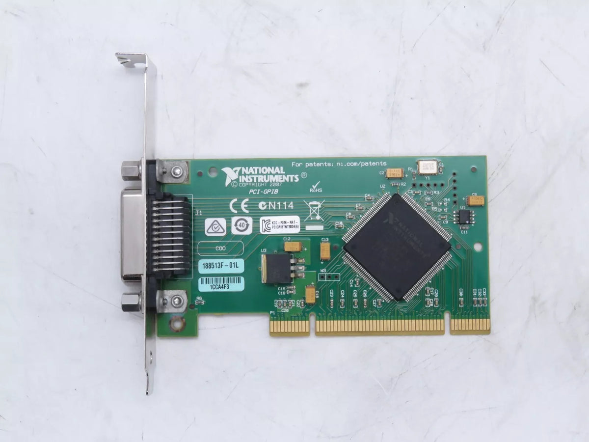 National Instruments NI PCI-GPIB 2007 IEEE 488.2 Interface Card 188513F-01L