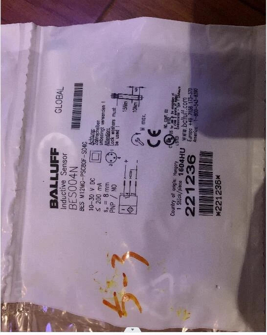 BALLUFF BES004N Inductive Sensor BES M12MG-PSC80F-S04G