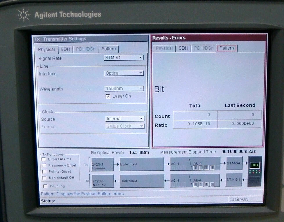 Agilent J2127A /102,111,190,J2129A 10G Portable Tester