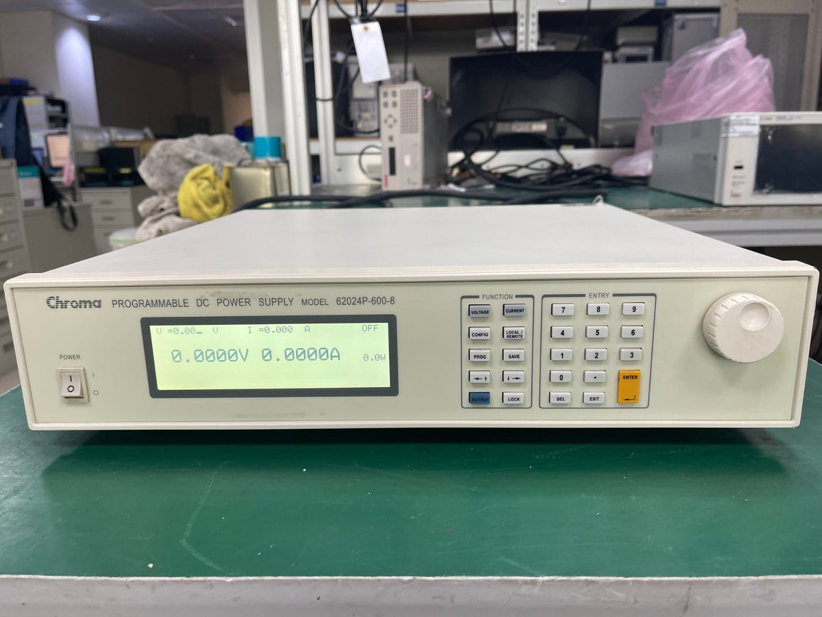 Chroma 62024P-600-8 Programmable DC Power Supply 600V 8A 2400W - XG eqpt