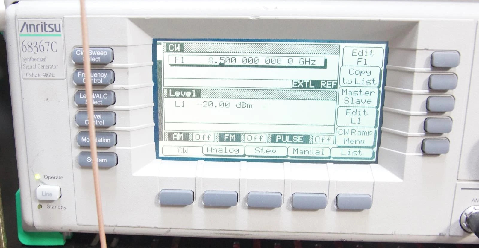 Anritsu MS2036C VNA Master 9MHz to 9GHz Vector Network Analyzer OPT 31 GPS
