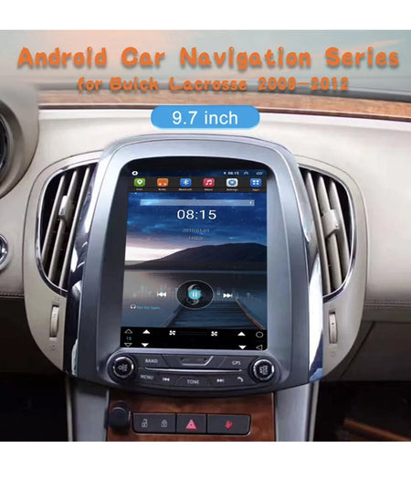 64GB Car Radio For Buick Lacrosse 2009-2012 Android 13 Stereo Tesla Style Video