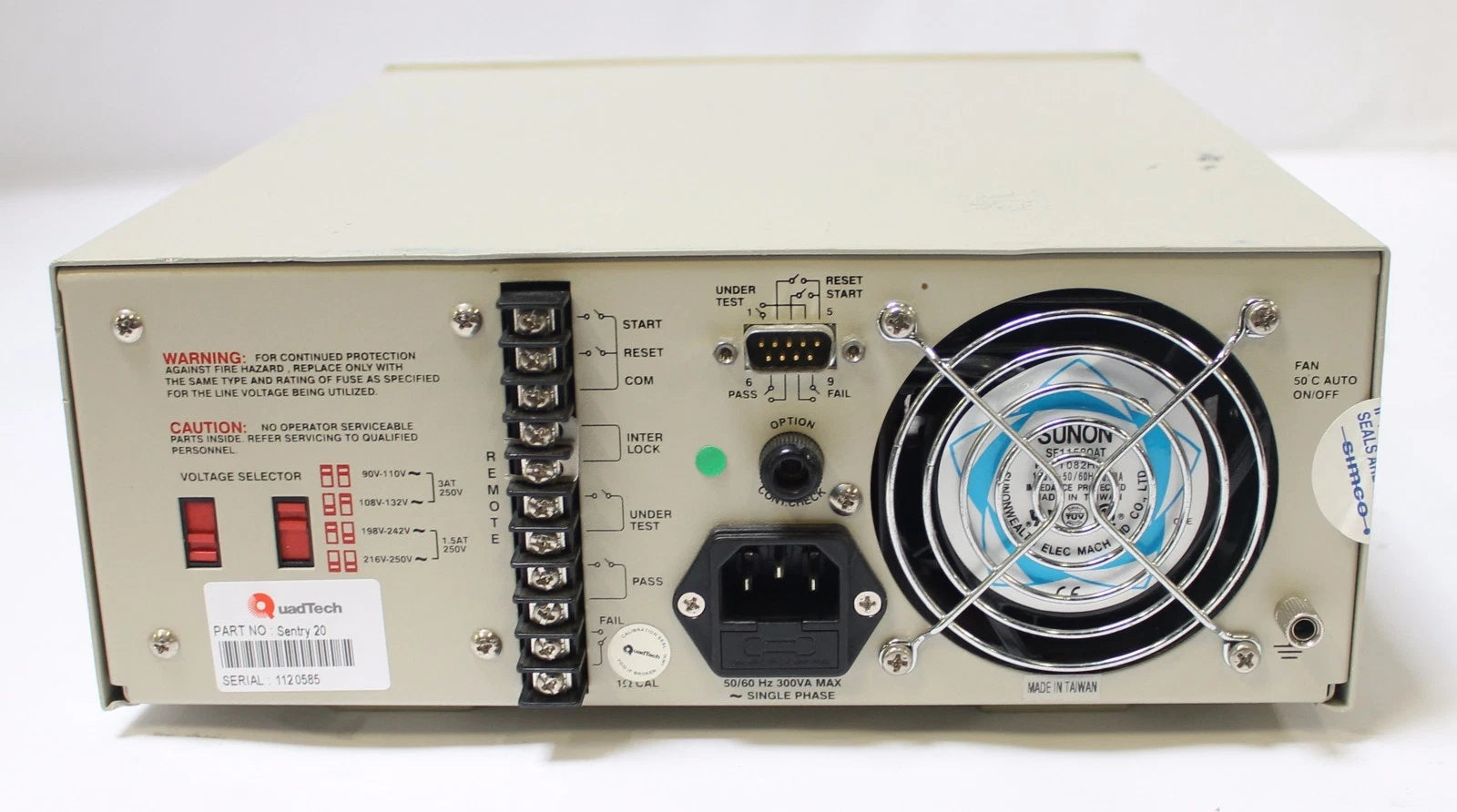 Chroma QuadTech Sentry 20 AC DC Hipot Tester