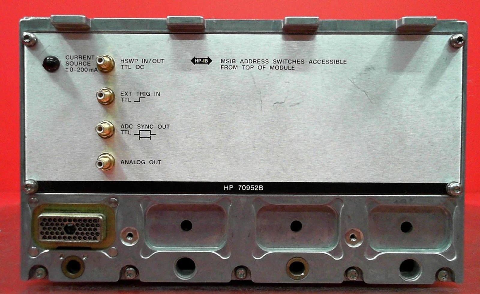 HP - Agilent 70952B Optical Spectrum Analyzer Module 600 to 1700nm