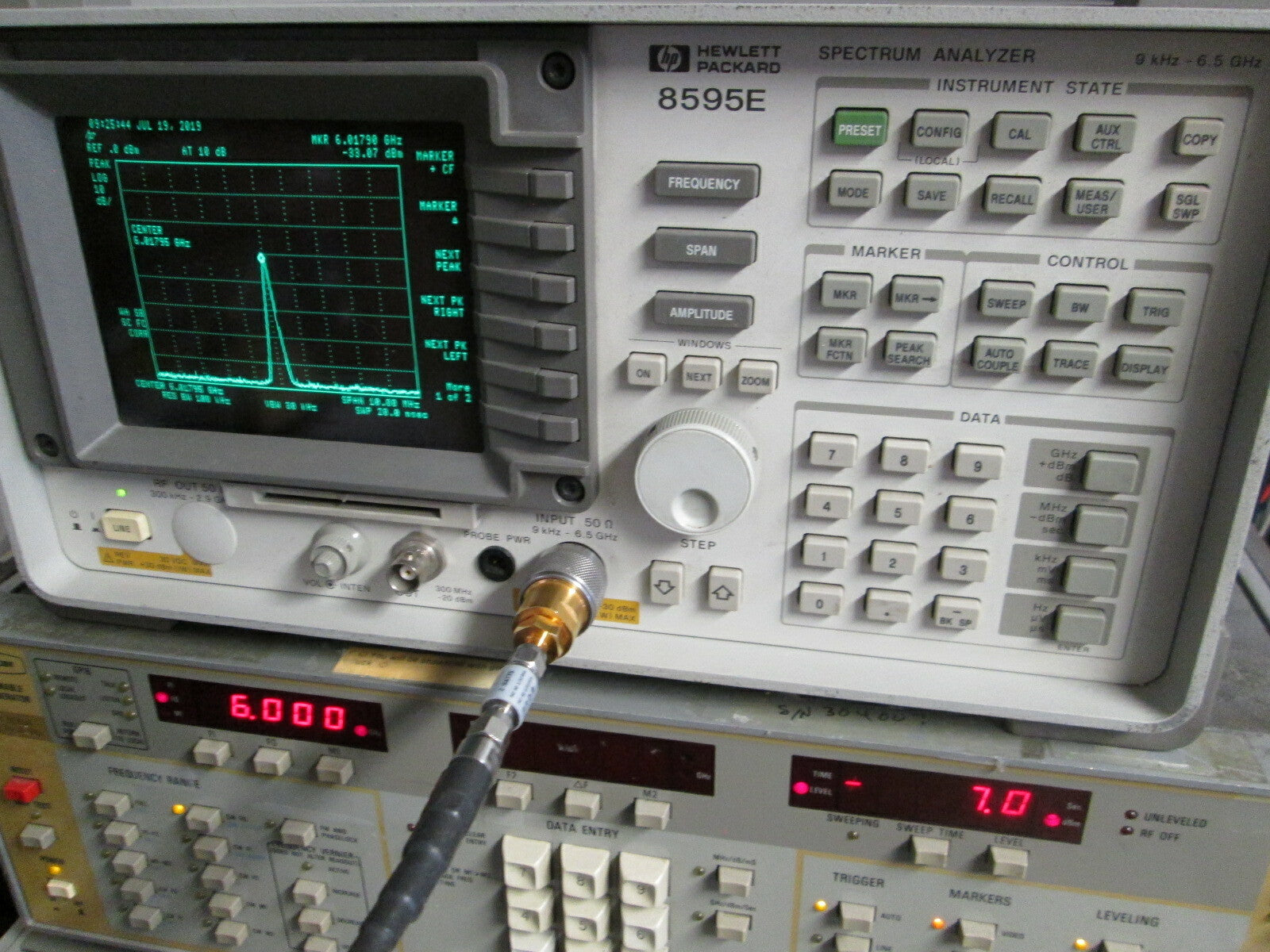 6.5 GHz Spectrum Analyzer - HP