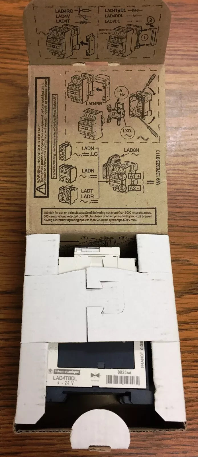 Schneider Telemecanique LC1D18BL 3P Contactor DIN Rail 32A 460V 24V