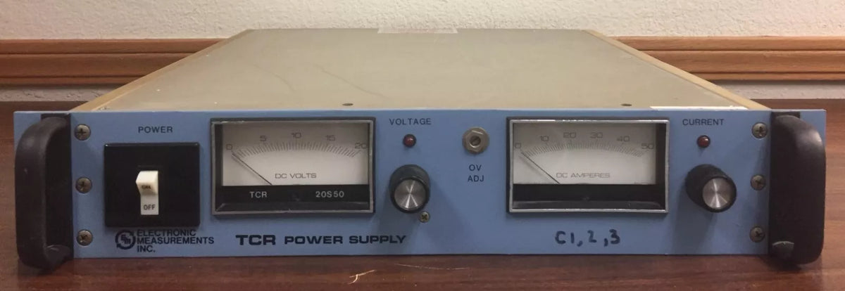 Electronic Measurements TCR 20S50-2-0V Variable TRC DC Power Supply