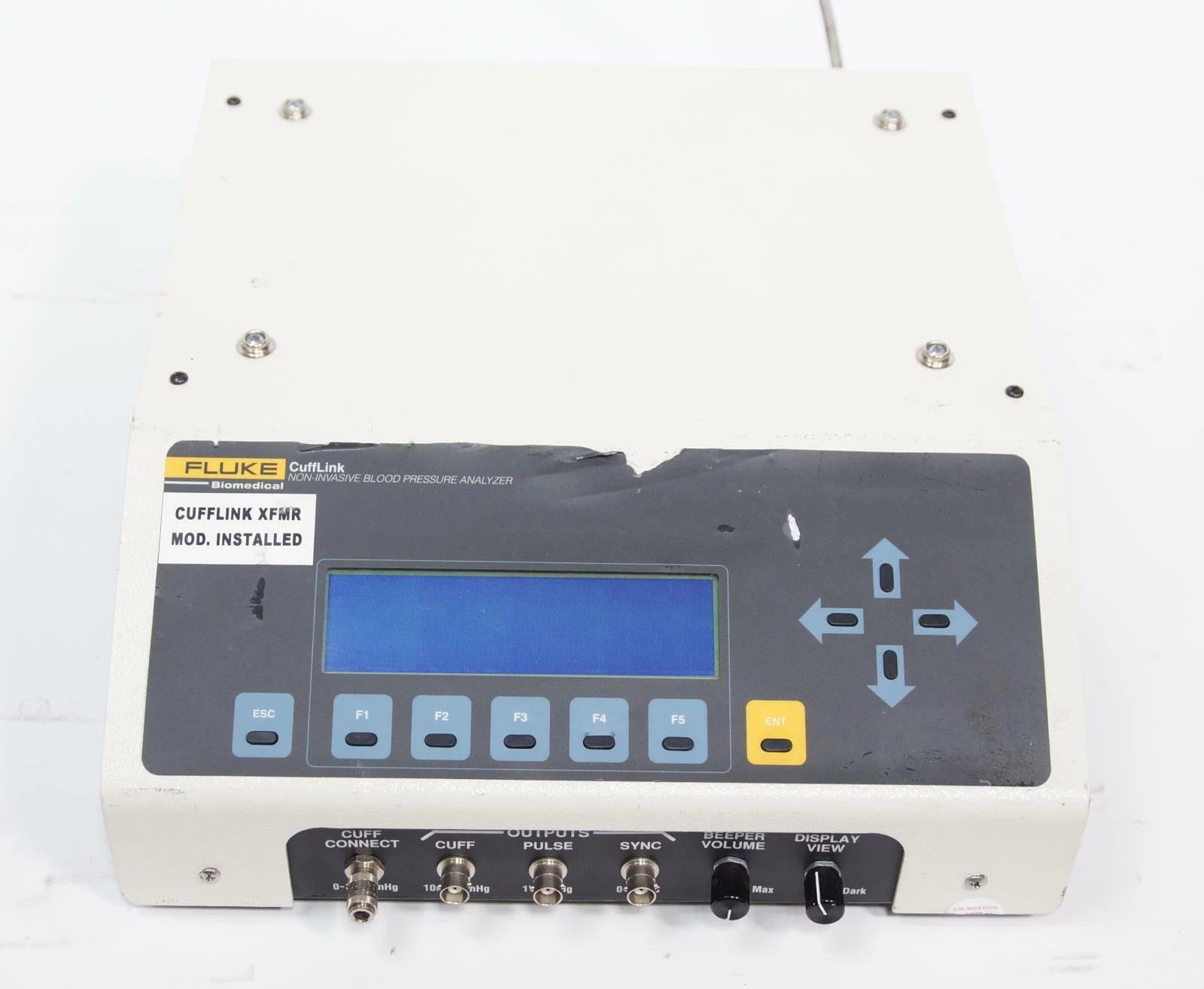 Fluke Biomedical CuffLink NIBP Non Invasive Blood Pressure Analyzer AS-IS