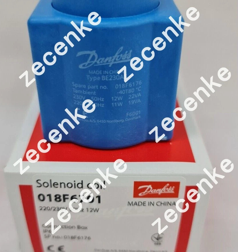 3PCS LOT Danfoss 018F6701 Solenoid Coil BE230AS Terminal Box VAC 220-230 NEW