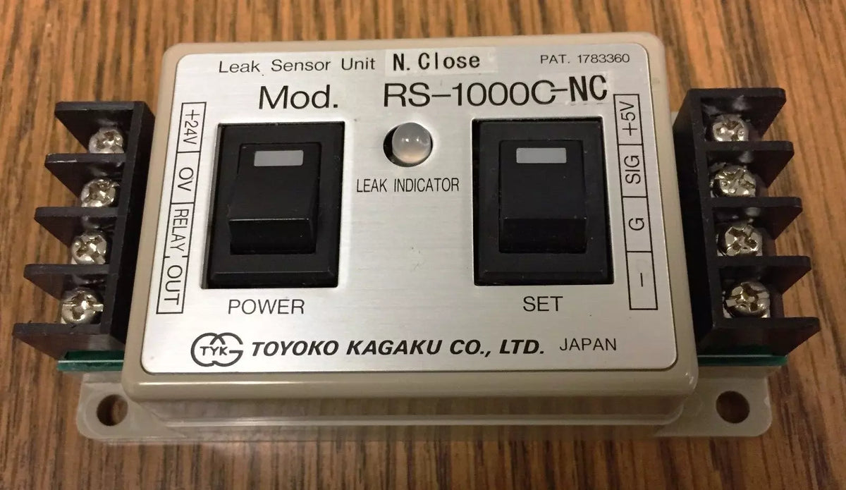 Toyoko Kagaku RS-1000C 24VDC Leak Sensor Unit
