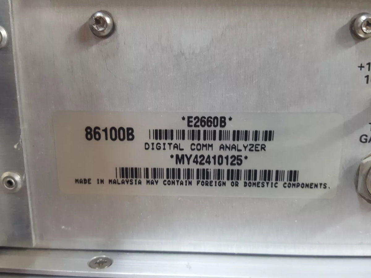 Agilent 86100B Infiniium DCA Wide-Bandwidth Oscilloscope (0125)