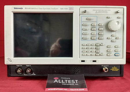Tektronix RSA6114A B010438 Real Time Spectrum Analyzer, 9 kHz - 14 GHz