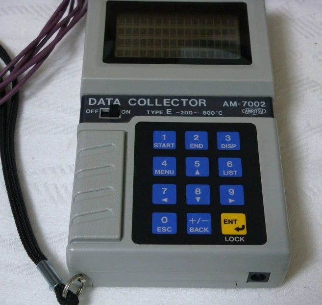 ANRITSU AM-7002 6ch Thermal data collector -200-+800degC with sensor