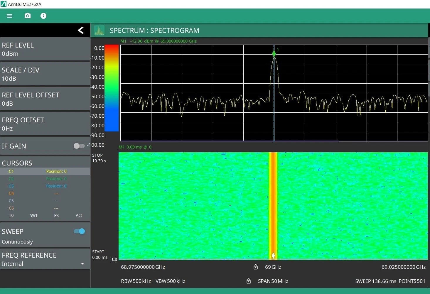 Anritsu MS2760A-0070 9kHz-70GHz Spectrum Analyzer
