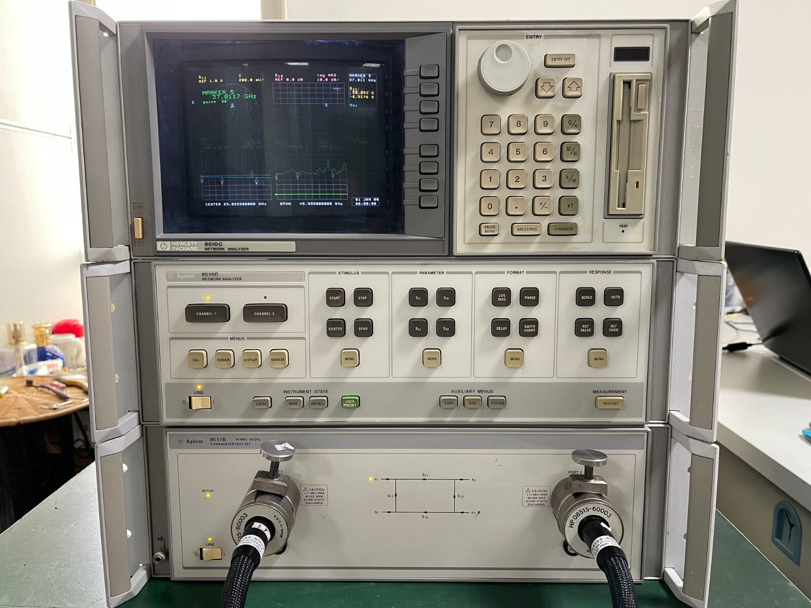 HP Agilent 8517B S-Parameter Test Set for 8510C Network Analyzer _3602A01301 - XG eqpt