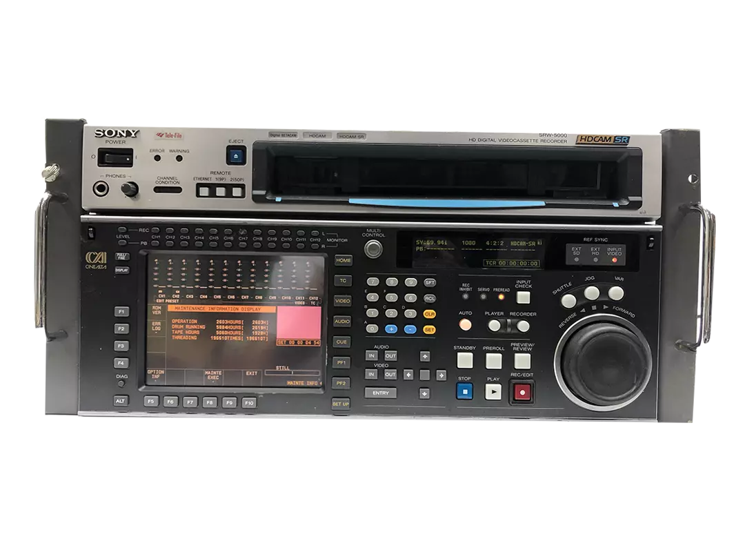 Sony SRW-5000 HDCAM SR Digital Edit Recorder DRUM Running 2619