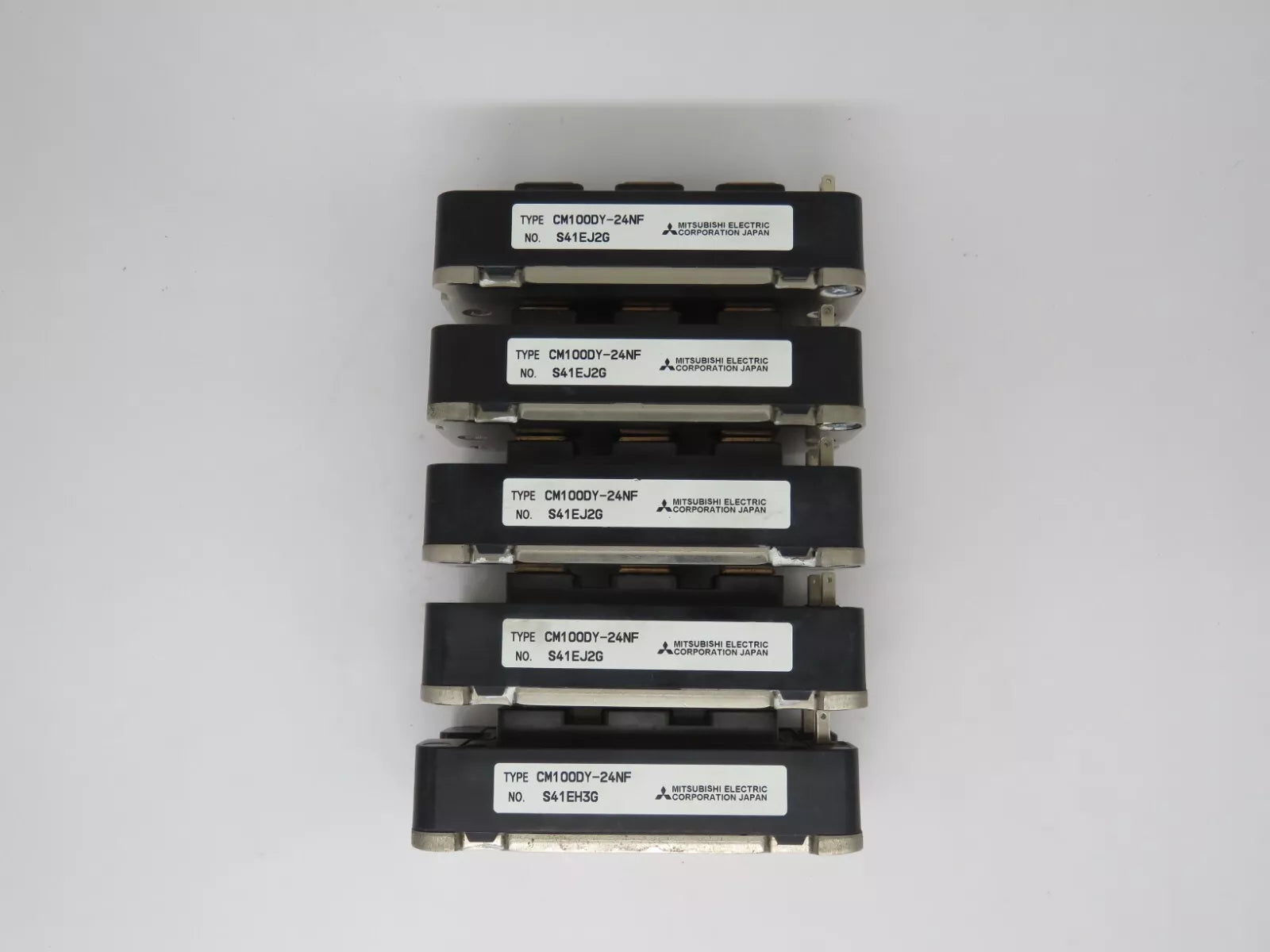 Set of 5 Mitsubishi CM100DY24NF Insulated Gate Bipolar Transistor