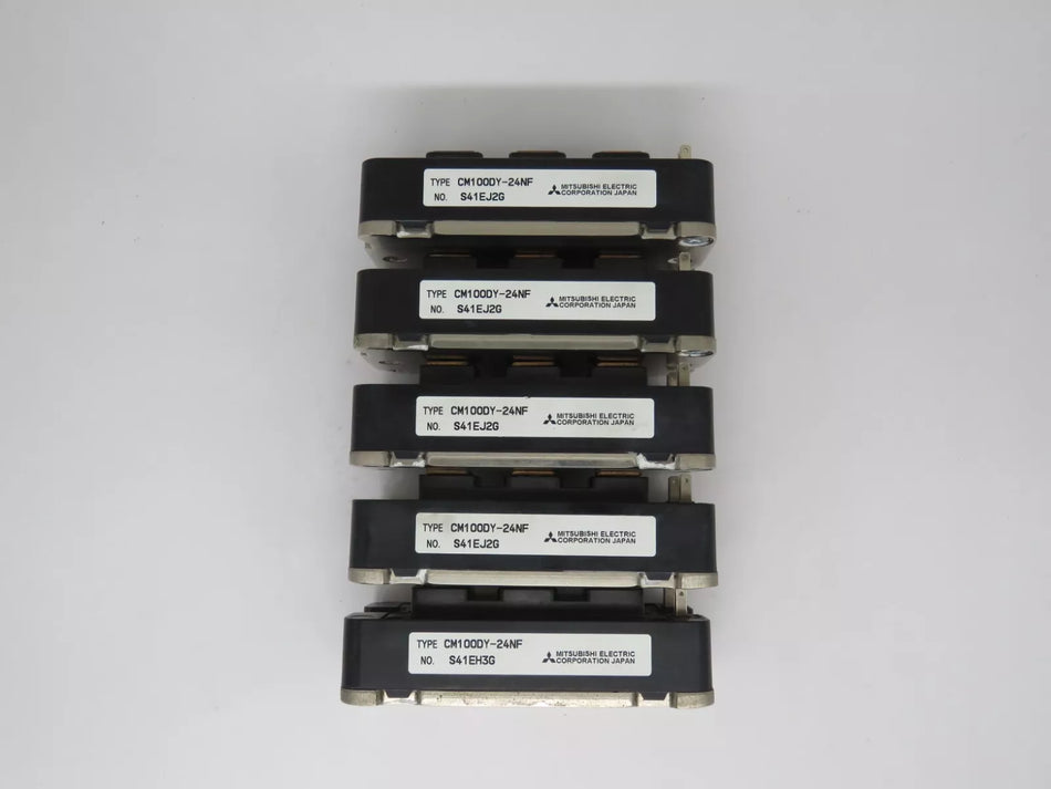 Set of 5 Mitsubishi CM100DY24NF Insulated Gate Bipolar Transistor