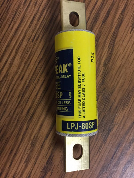 Cooper Bussman LPJ-80SP Fuse 80A 600VAC /300V DC Low-Peak