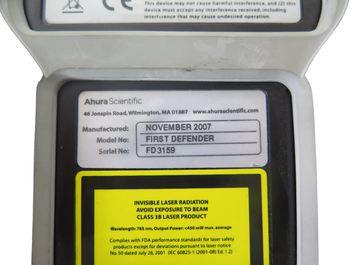 Ahura First Defender Chemical ID System Spectrometer - Free Shipping