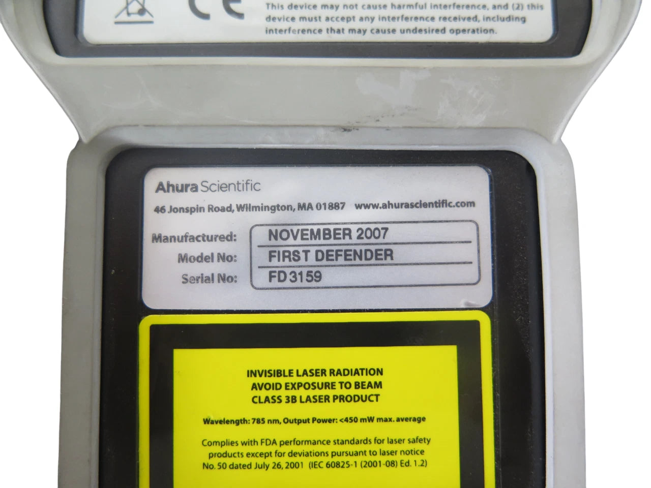 Ahura First Defender Chemical ID System Spectrometer - Free Shipping