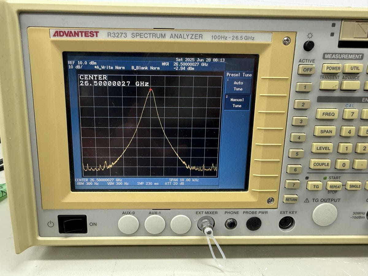 Advantest R3273 Spectrum Analyzer