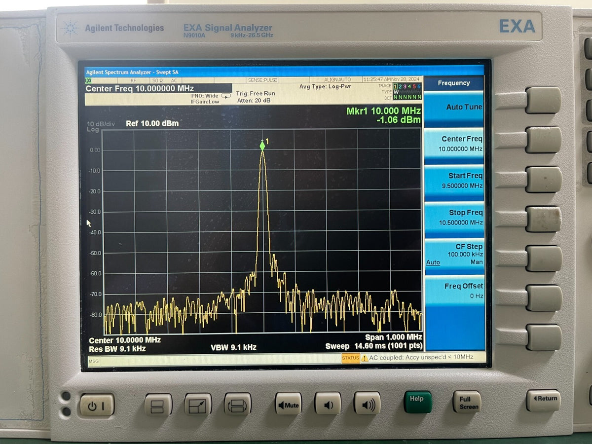 Agilent Keysight EXA N9010A 9KHz- 26.5GHz Spectrum Analyzer _0301 - XG eqpt